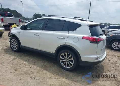 2017 Toyota Rav4 Hybrid Limited из США, поврежденный, VIN JTMDJREV0HD097972